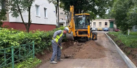 В Подольске продолжаются работы по комплексному благоустройству дворовых территорий - ТК Кварц
