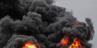 Обнародованы фото с масштабного пожара на нефтехранилище в Азове - DonDay.Ru
