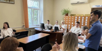 Экскурсия в научную библиотеку КубГУ школьников - участников летней профильной смены «Путь к праву» - КубГУ