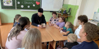 Священник провел встречу, посвященную Дню семьи, любви и верности, в школьном лагере в Ардатовском благочинии. - Выксунская епархия