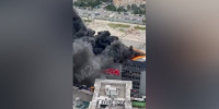 Возгорание произошло на крыше ТЦ "Терабит" в подмосковном Красногорске - M24.Ru
