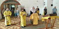 10.07.2026 г. Епископ Кинешемский и Палехский совершил молебен перед началом реставрационных работ храма города Юрьевец, изображение №1 - Ивановская митрополия