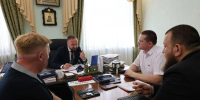 Депутат Народного Совета ЛНР Геннадий Тараканов встретился с ректором ФГБОУ ВО "Луганский государственный медицинский университет" - Справедливая Россия
