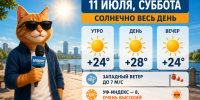 В Ростове-на-Дону 11 июля будет солнечно и жарко до +28 - Bloknot-Rostov.Ru