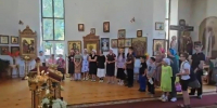 Покататься на коньках в разгар жары удалось воспитанникам Тихоновской воскресной школы Апшеронска - Газета Апшеронский рабочий