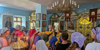 В храме первоверховных апостолов Петра и Павла с. Шаркан проведена экскурсия для детей из летнего лагеря МБОУ ДО «Дом детского творчества» - Глазовская Епархия