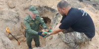 «Вахта Памяти» в Жуковке: найдены останки 10 солдат Красной армии - БрянскToday.Ru