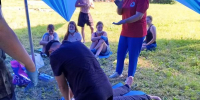 Ценности «Движения Первых» в действии: В палаточном лагере Макарьевского округа прошел мастер-класс по оказанию первой помощи - Газета Макарьевский вестник