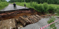 В Прикамье из-за сильных дождей обрушился мост - Ветта