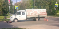 Самокатчика доставили в больницу после аварии с  ГАЗелью  в Нижнем Новгороде - фото 1 - vGorodeN.Ru