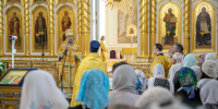 В день памяти славных и всехвальных первоверховных апостолов Петра и Павла митрополит Зиновий совершил Божественную Литургию в кафедральном соборе - Саранская епархия