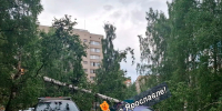 Крыши и деревья летели прямо на дорогу: в Ярославской области устраняют последствия грозы - YarCube.Ru
