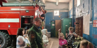Что рассказали школьникам в пожарной части № 68 Кандалакшского филиала ГПС - Министерство региональной безопасности