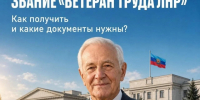 Звание «Ветеран труда Луганской Народной Республики». - Город Ровеньки
