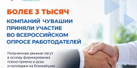 Более 3 тысяч компаний Чувашии приняли участие во Всероссийском опросе работодателей - Министерство труда и соцзащиты