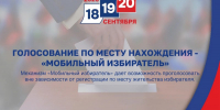 «Мобильный избиратель» - поможет проголосовать по месту нахождения - Избирательная комиссия