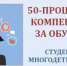 Компенсация за обучение - Целинский район