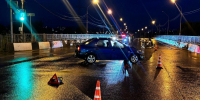 На улице Мостовой в Орле автомобиль столкнулся с мотоциклом - Орловский Вестник