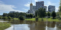 Из-за циклона "Бернадетт" затопило Кудрово - 47Channel.Ru