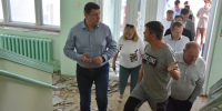 Дмитрий Братыненко проинспектировал ход ремонта Койгородской школы - ИА Комиинформ