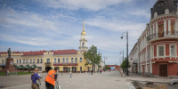 ​Порядка километра тепловых сетей обновят в Рыбинске в рамках создания пешеходных зон - Правительство