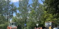 В городе продолжаются дорожные работы - Pesochnya40.Com