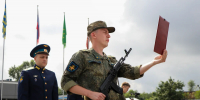 В Адыгее курсанты Военного учебного центра Майкопского гостехуниверситета впервые приняли присягу - Советская Адыгея