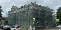 В Туле восстанавливают фасад исторической усадьбы XIX века на Демидовской улице - ГТРК