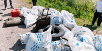 В Мурманске состоялось флагманское мероприятие Всероссийской акции «Вода России». Её участники навели порядок на берегах ручья Чистого - Арктик-ТВ