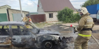 В Октябрьске сгорела машина - SamaraGIS.Ru