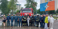 В Одинцовском пожарно-спасательном гарнизоне проводили на заслуженный отдых троих сотрудников - ГУ МЧС МО