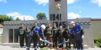 На мемориале в Бондарском округе зажгли Вечный огонь - OnlineTambov.Ru