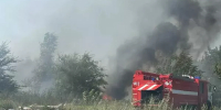 Площадь пожара под Новочеркасским шоссе в Ростовской области достигла 800 квадратов - DonDay.Ru