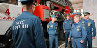 Рабочая поездка начальника Главного управления МЧС России по ЯНАО в Ноябрьске. - МЧС