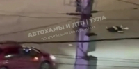 Пешехода сбили на перекрестке улиц Октябрьской и Пузакова в Туле - ИА Тульская служба новостей