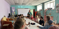 Мероприятие, проводимое Движением Первых для ребят пришкольного лагеря - Соцзащита населения по Темниковскому району