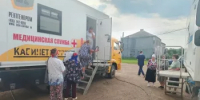 В Бураевском районе в рамках нацпроекта «Продолжительная и активная жизнь» прошел «Поезд здоровья» - Бураевский район