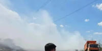 В Зернограде к тушению пожара на полигоне привлекли дополнительную технику - DonDay.Ru