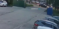 Неизвестные в масках «обстреляли» черный джип на Попова - Barneos22.ru