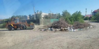 Ликвидируется очередная стихийная свалка - Администрация г. Кызыл