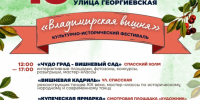 Культурно-исторический фестиваль «Владимирская вишня» - Город Владимир