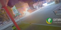 На видео попал момент взрыва после ДТП с мотоциклом в Воронежской области - МОЁ! Online