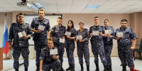 Сотрудники вневедомственной охраны завершили курс профессиональной подготовки - Росгвардия
