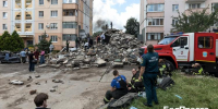 На съёмках «Белгородской рапсодии» воссоздали обрушение подъезда на Щорса, 55а - БелПресса
