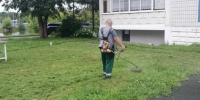 Сотрудники МБУ «Благоустройство СП» продолжают наводить порядок во всех населённых пунктах Сергиево-Посадского округа - Администрация Сергиево-Посадского района