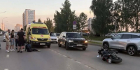 Женщина на мотоцикле сбила женщину-пешехода в Челнах - ИА Татар-информ