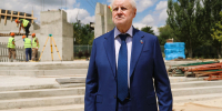 Сергей Миронов побывал на строительной площадке возводимого мемориала у подножия Мамаева Кургана - Справедливая Россия
