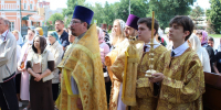 В день памяти святых первоверховных апостолов Петра и Павла, Глава митрополии, совершил Божественную литургию и чин молебного пения с крестным ходом по случаю престольного праздника в храме св. ап. Петра и Павла г. Липецка - Липецкая Епархия