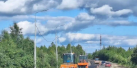 В Оленегорске по программе «На Севере — жить!» завершаются дорожные работы на ул. Южной - Мурманский вестник