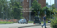 Столкновение двух автомашин на перекрестке Инженерной и Индустриальной попало на видео - Pln-Pskov.Ru